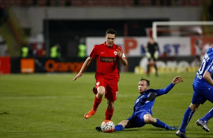 Palici a marcat golul cu care Dinamo a condus cu 1-0. FOTOGRAFII: David Muntean