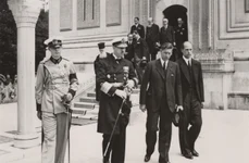 Regele Carol al II-lea, Marele Voievod Mihai și principele Nicolae (©Arhivele Naționale ale României SANIC, Fototecă, FII 107(4)