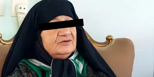 vaduva neagra Kolsum Akbari FOTO @renmusb1 / X