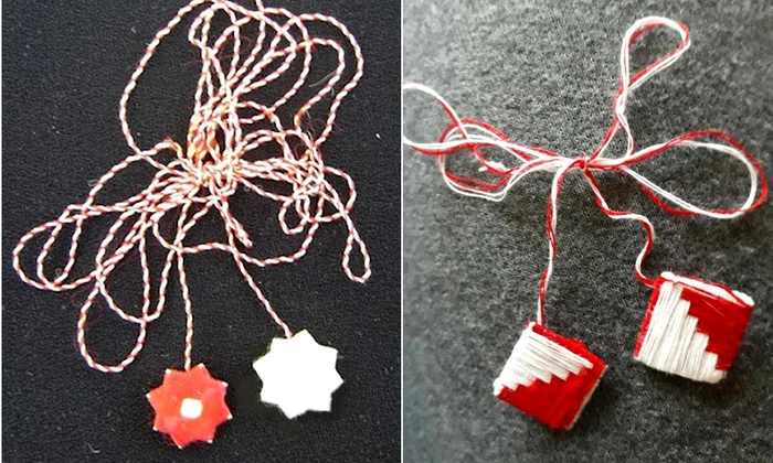 Mărțișorul din a doua jumătate a secolului XX, în nordul județului Harghita (© Muzeul Naţional al Carpaţilor Răsăriteni)