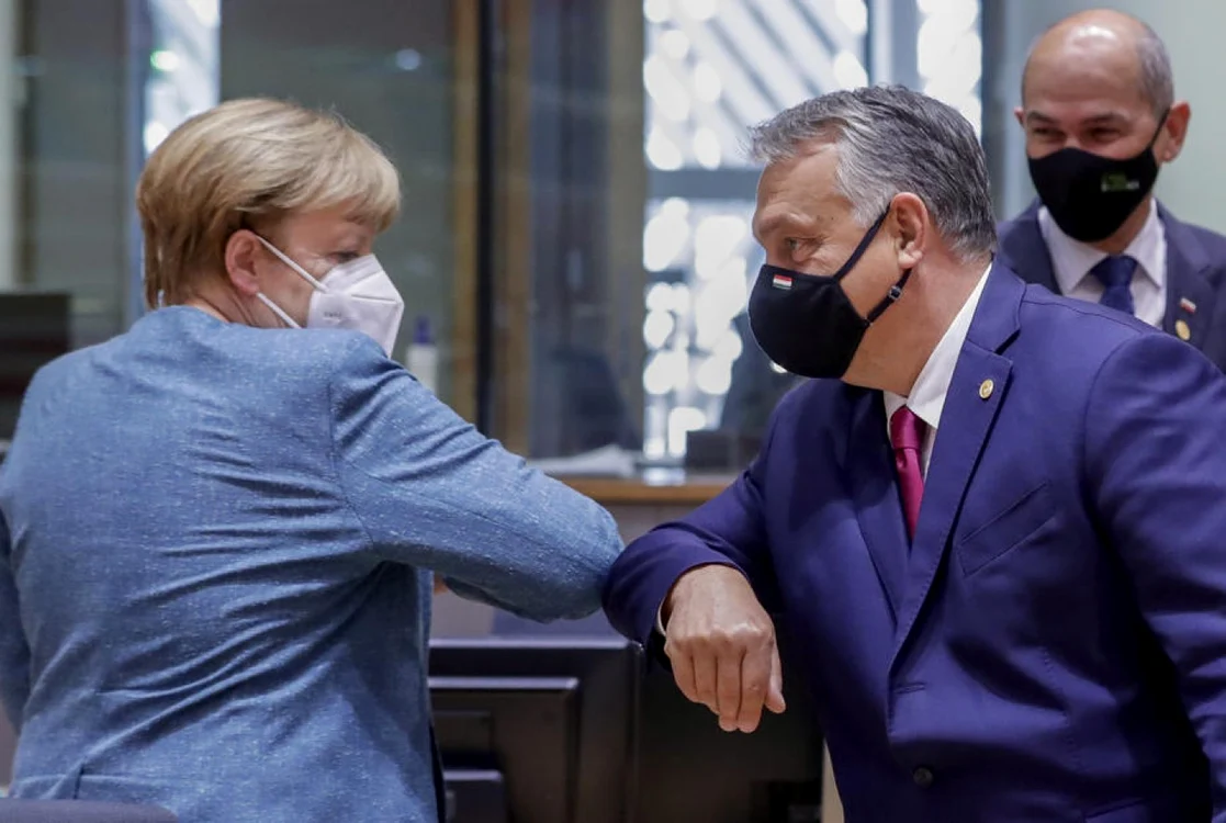 Angela Merkel şi Viktor Orban FOTO EPA-EFE