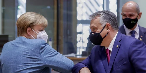 Viktor Orban Angela Merkel FOTO EPA-EFE