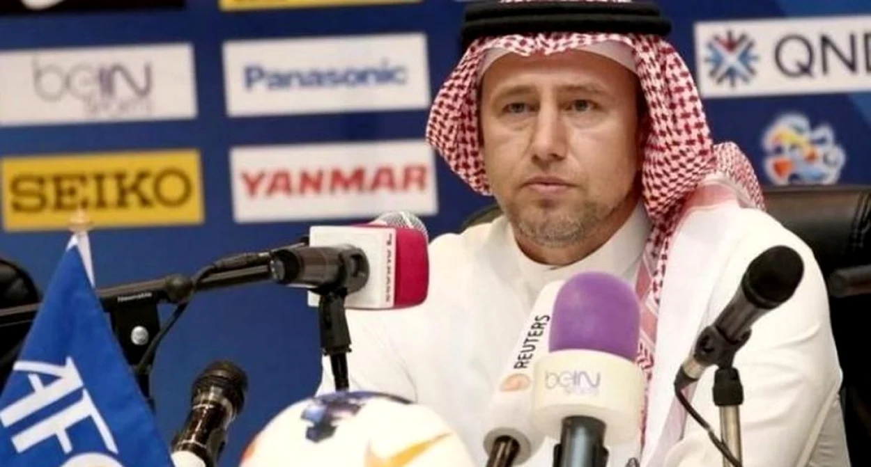 Reghecampf, primit ca un prinț de arabi, a plecat pe ușa din dos. Foto Al Taee