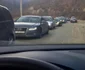 Valea Oltului tranzitată prin albia râului Olt la Vâlcea pe DN 7 Foto FB Ilinică Adrian Florin 