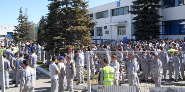 protest dacia mioveni