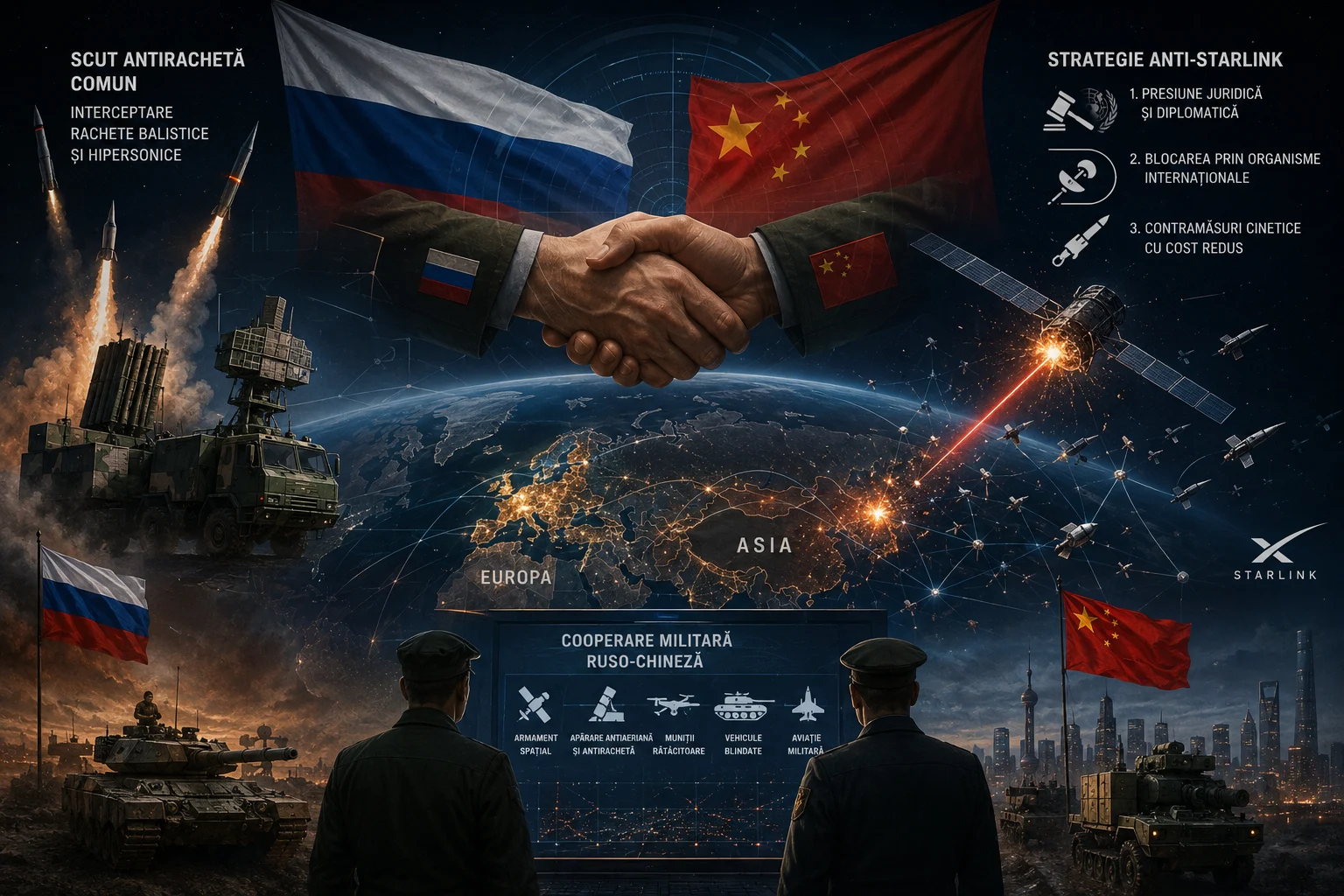 Alianța anti-Starlink: dosarul secret al cooperării militare ruso-chineze