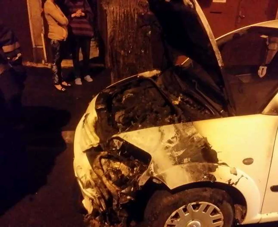 incendiu masina in Constanta