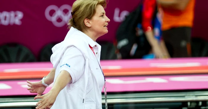 Mariana Bitang, antrenoarea lotului de gimnastică feminin. FOTO Mediafax