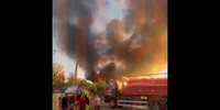hala de uleiuri din galati cuprinsa de incendiu foto facebook png