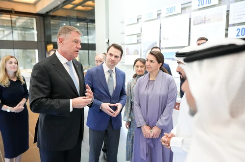 Președintele Klaus Iohannis, în vizită la Masdar City FOTO: Presidency