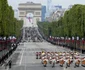 Ziua Naţională a Franţei Tradiţionala paradă revine pe Champs-Élysées după un an de pauză din cauza pandemiei. FOTO EPA-EFE