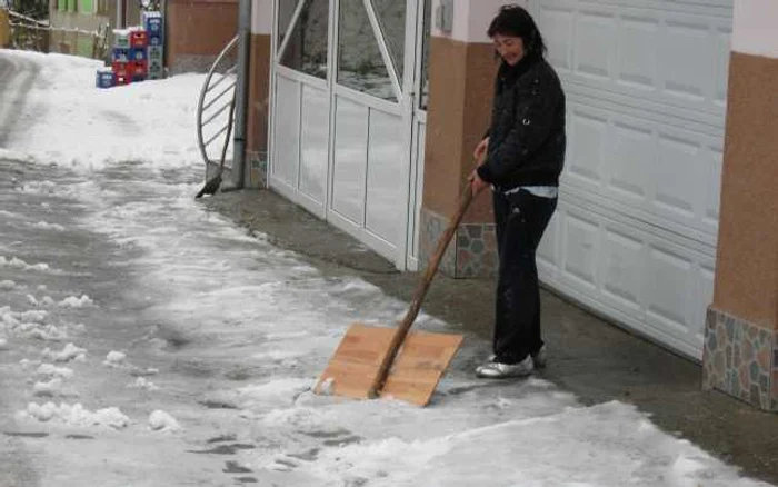 Iarna își intră în drepturi cu prima ninsoare.