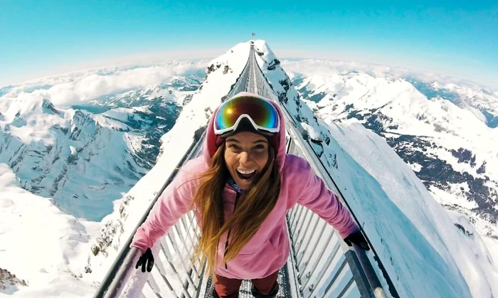 Peak Walk by Tissot are 107 metri / foto: Glacier 3000