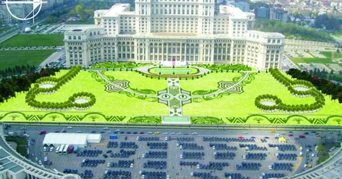 Aşa ar putea arăta Faţada Casei Poporului FOTO cdep.ro