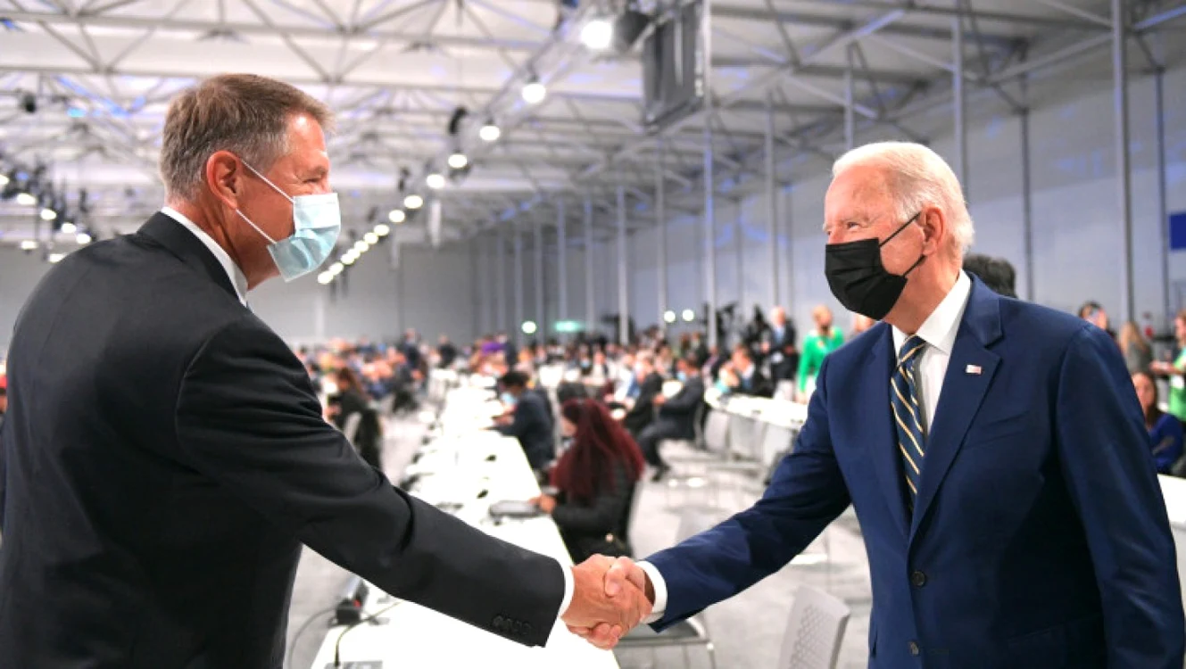 Klaus Iohannis şi Joe Biden FOTO Administraţia Prezidenţială