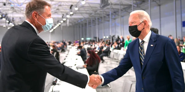 Klaus Iohannis si Joe Biden FOTO Administratia Prezidentiala