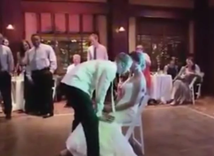 
    Mirele a băut prea mult la propria nuntă foto: captură video  