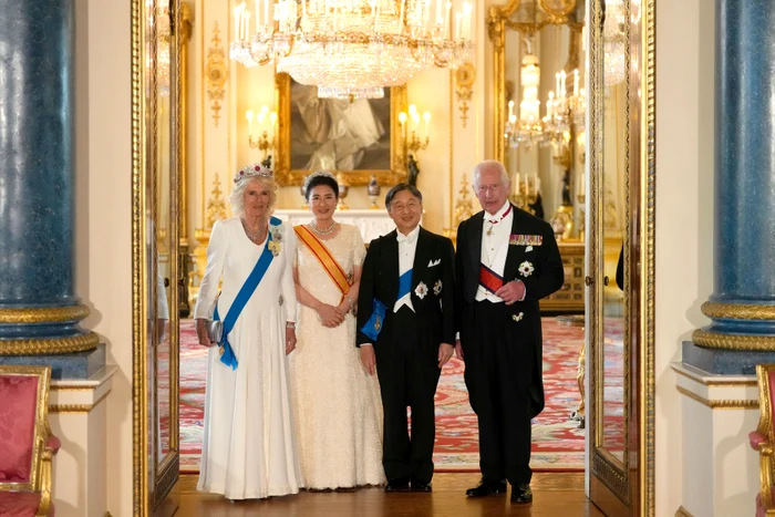 Regele Marii Britanii Charles al III lea, Împăratul Japoniei Naruhito, Împărăteasa Masako și Regina Marii Britanii Camilla, Profimedia (4) jpg