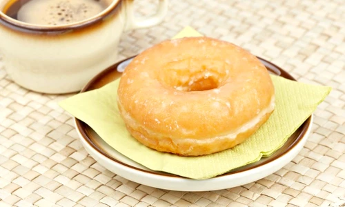 Delicious donut  with coffee jpeg