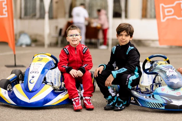 Demonstrații de Karting, în Târgoviște. FOTO Clubul de Karting Electric Târgoviște