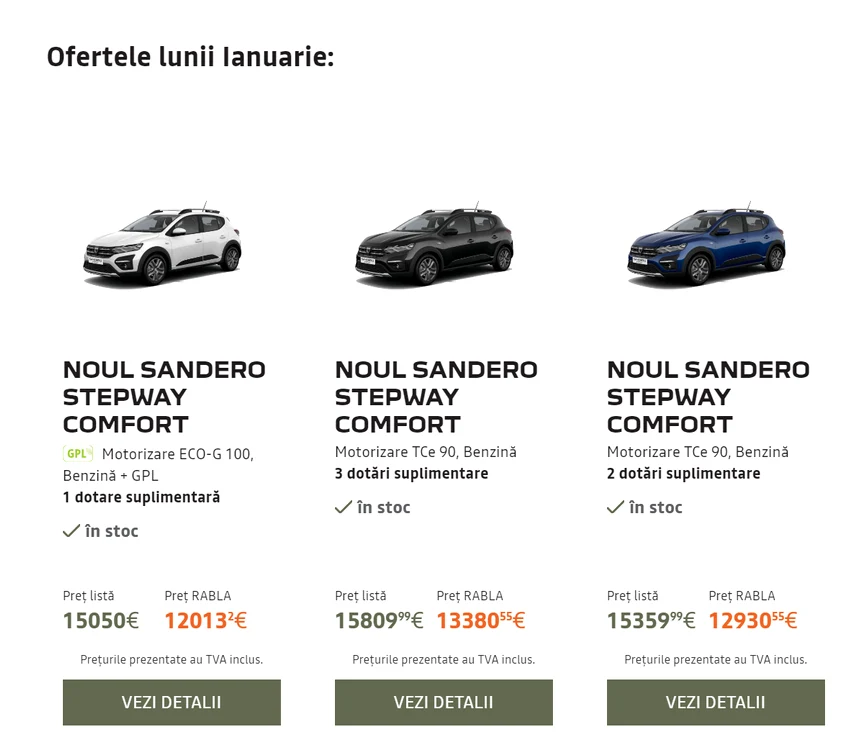 După multa vreme, Dacia are mașini pe stoc