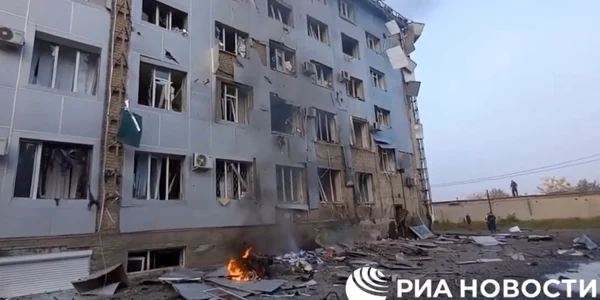 Explozie în Melitopol / Foto: Captură Video / Twitter / Nexta 