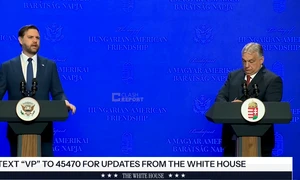 JD Vance și Viktor Orban 7 aprilie 2026 FOTO captură video X