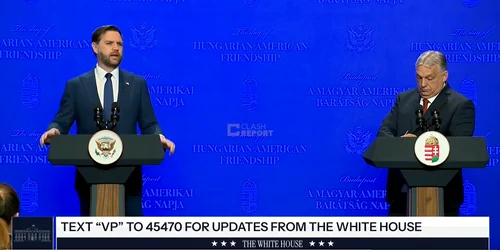 JD Vance și Viktor Orban 7 aprilie 2026 FOTO captură video X