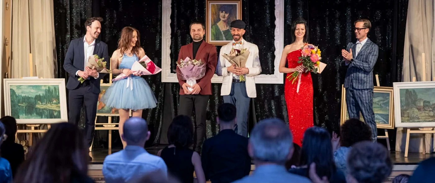 Dinu Maxer joacă în Crimă la cină 2, la Teatrul Elisabeta foto: Arhivă personală 