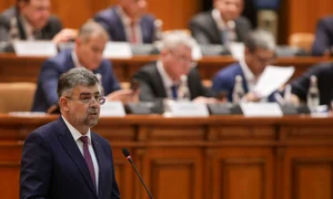 Ședința plenului reunit al Parlamentului României, în care Camera Deputaților și Senatul României votează pentru învestirea guvernului Marcel Ciolacu, în București. FOTO Inquam Photos / George Călin