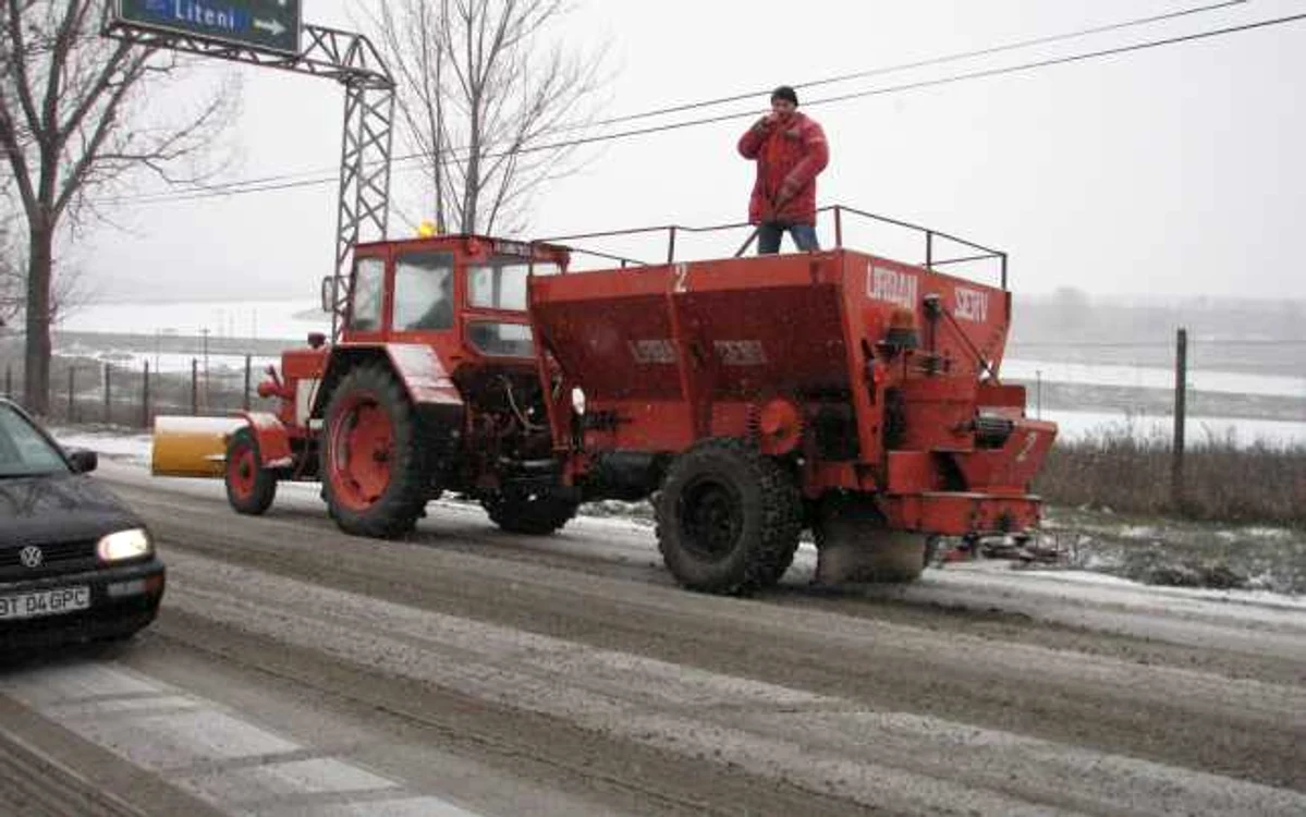 Drumarii nu au reuşit să acopere stocul necesar de antiderapant şi motorină