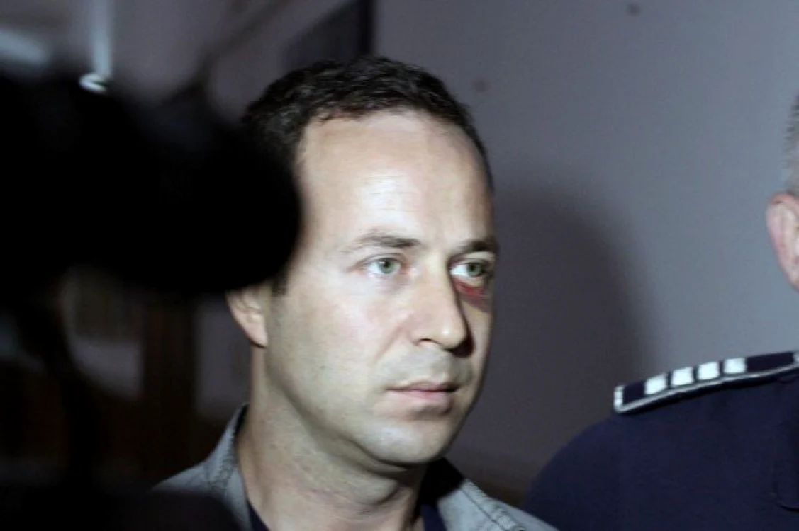 Adrian Buleu când a fost arestat Foto arhivă