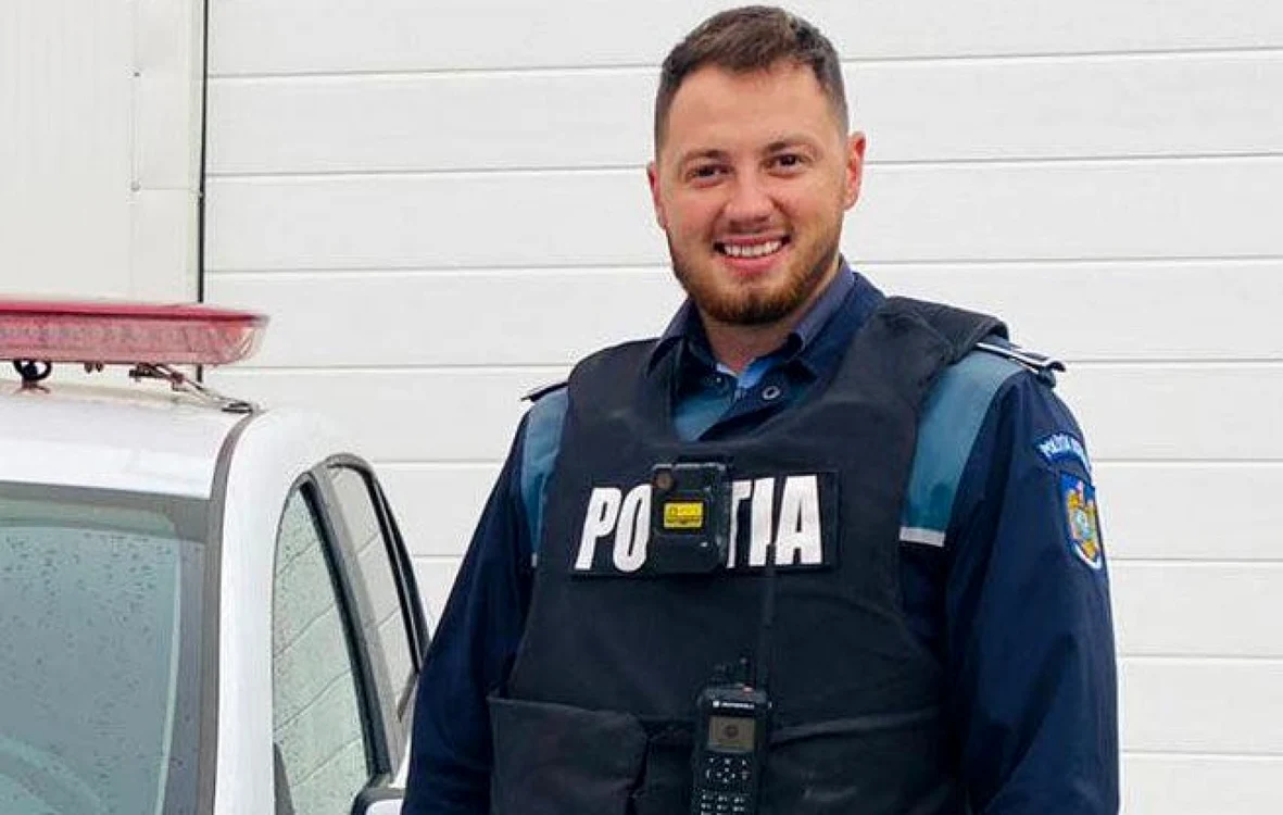 Poliţistul care a ajuns primul la locul accidentului şi a contribuit la salvarea victimei