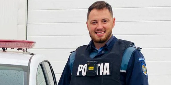 politist alba salvare accident
