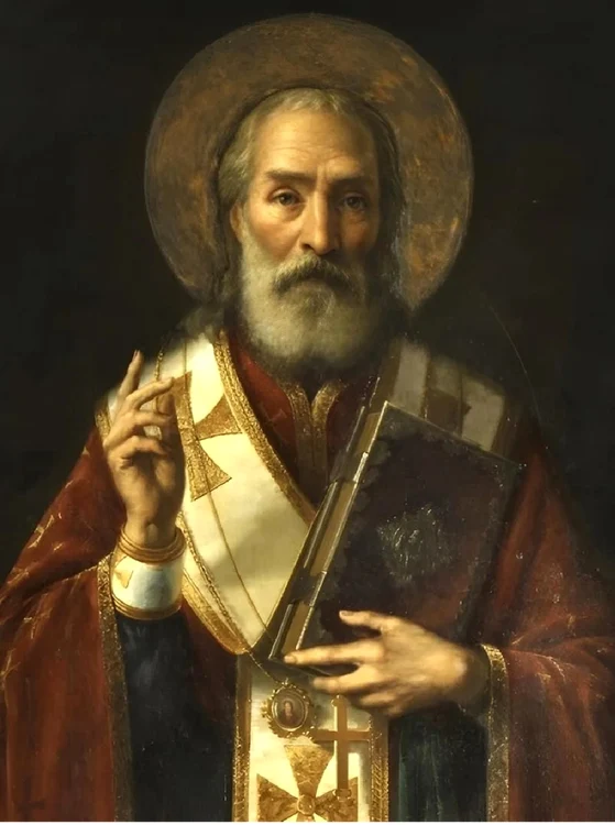 Sfântul Nicolae iconografie din secolul al XIX-lea autor Jaroslav Cermak Credit Jaroslav Cermak