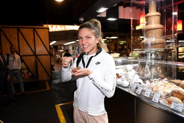 SImona Halep a gustat din produsele locale la Adelaide