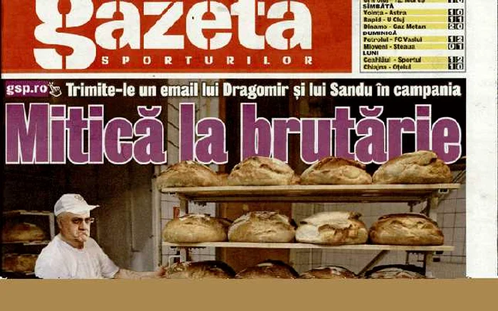 "Gazeta Sporturilor" a fost vândută de Ringier în anul 2000 trustului Intact FOTO paginademedia.ro