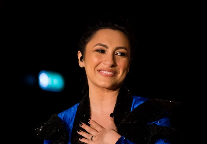 Andra, în lacrimi în timpul unui concert FOTO Arhivă