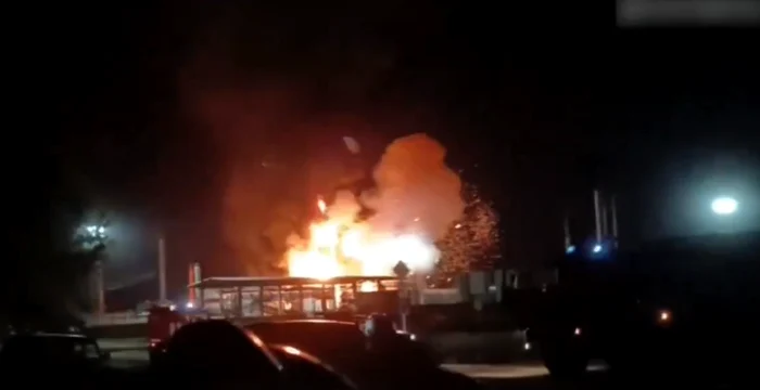 Atacul a avut loc în noaptea de vineri spre sâmbătă. FOTO captură X @DakdaR22