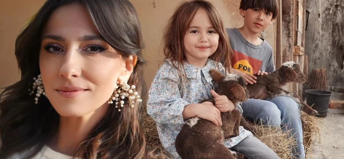 Dana Rogoz și copiii săi / foto: arhiva Click!