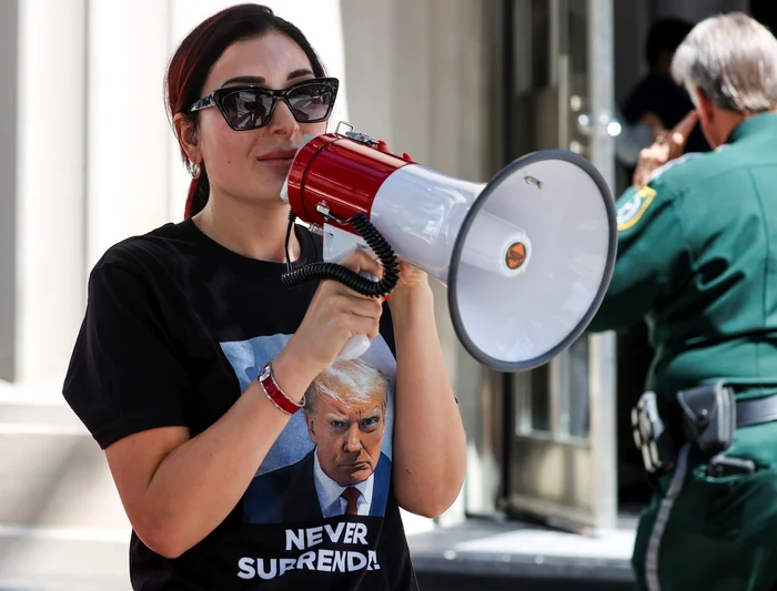 Laura Loomer la un eveniment din Florida în 2023 FOTO PROFIMEDIA