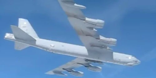 Bombardier american iterceptat de rusi in Marea Baltica Captura Ministerul rus al Apararii