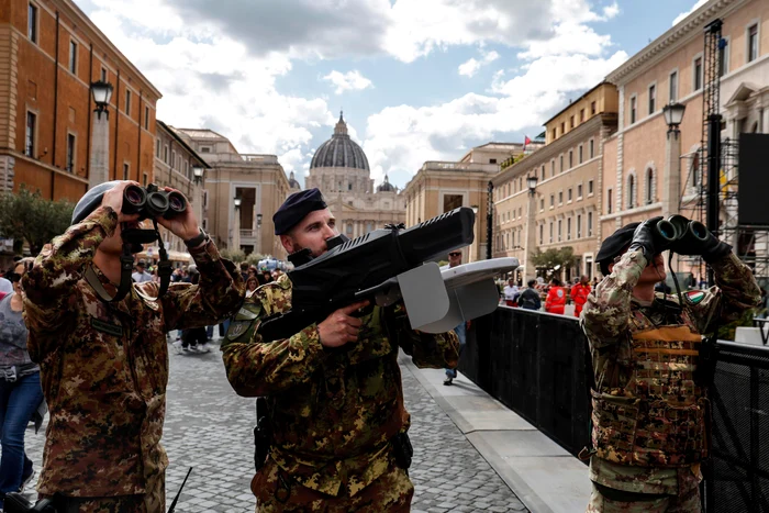 Au fost luate măsuri sporite de securitate la Vatican (Foto: Epa-Efe)