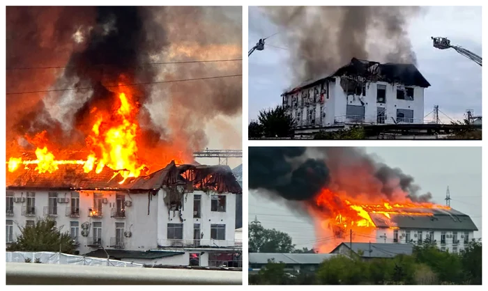 Intervenția este în desfășurare. FOTO: Observatorul Prahovean
