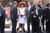 King William Alexander with his wife Queen Maxima Zorreguieta, received by mayor Leoluca Orlando during their visit to Palermo jpeg