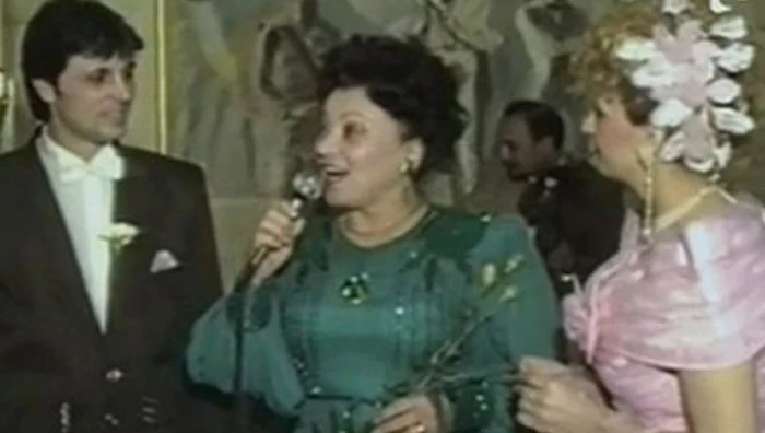 Maria Ciobanu a cântat la petrecerea celor doi