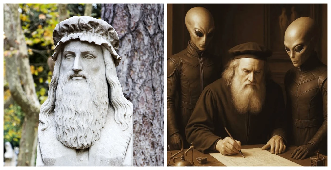 Leonardo da Vinci / FOTO: Colaj Pixabay - Atlas Geografic 