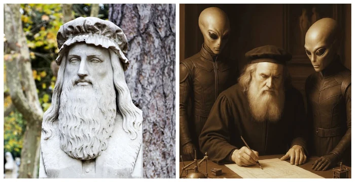 Leonardo da Vinci / FOTO: Colaj Pixabay - Atlas Geografic 