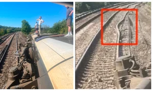 Tren deraiat în UK FOTO X