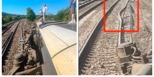 Tren deraiat în UK FOTO X